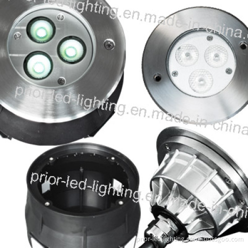 3X3w Tri-Color RGB LED Swimming Pool Light (pr-rub40306)